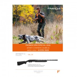 Escopeta Franchi Affinity 3 Synthetic zurdo cal 20