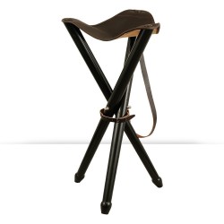 Banqueta Arcea madera y piel