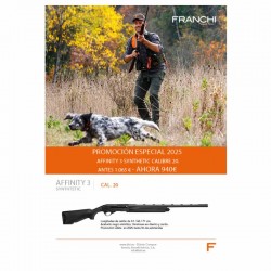 Escopeta Franchi Affinity 3 Synthetic zurdo cal 20